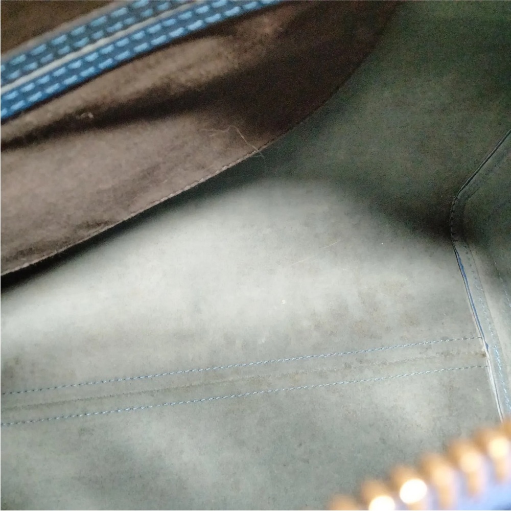 Louis Vuitton Epi 35 Speedy leather Blue Tote - Picture 9 of 13